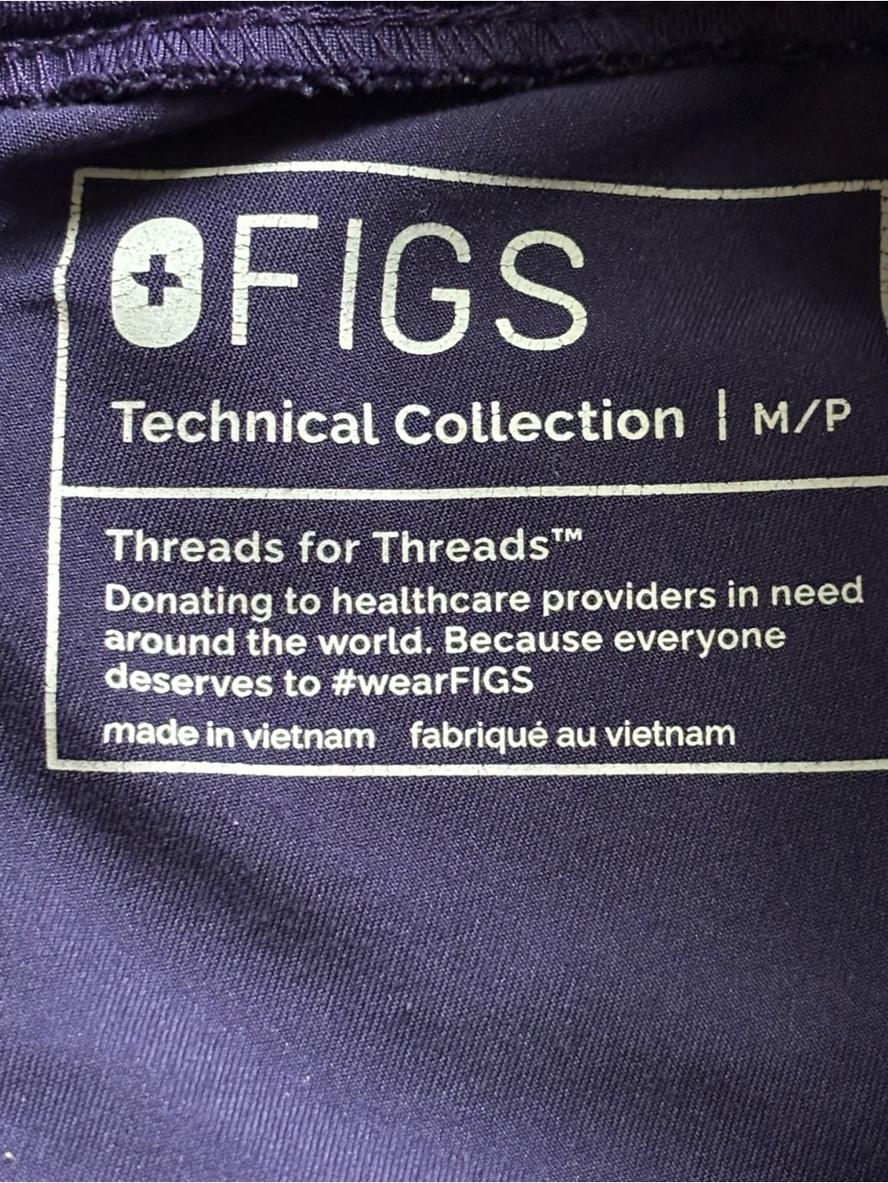FIGS Women’s Jogger Scrub Pants in Purple Jam - Picture 6 of 7